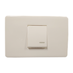 [8840911] APAGADOR SENCILLO CON PLACA MARFIL 36 mm10 A  250 V