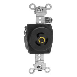 [8810530] RECEPTACULO MEDIA VUELTA 2 POLOS 3 HILOS