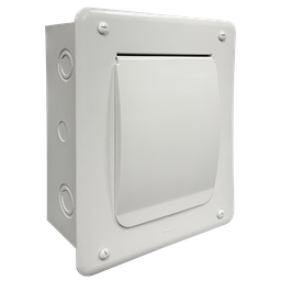 [AQOP8-S] CENTRO DE CARGA 8 UNIDADES SOBREPONER CON TAPA NO METALICA 100 AMP