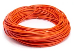 [1500086] CABLE  DE 100 MTS   AUTOMOTRIZ FLEXIBLE  8 NARANJA