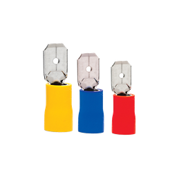 [AE51242] TERMINAL TIPO MACHO AISLADAS (PVC) .250 R