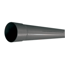 [TPP7383] TUBERIA DE PVC PESADO 38mm 1 1/2" GRIS