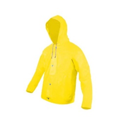 [ECO-11232XG] CHAQUETIN IMPERMEABLE AMARILLO ECOFRIENDLY, SELLADO. T-2XG.