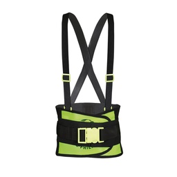 [ECO-819HVMD3C] SOPORTE SACROLUMBAR ECOFRIENDLY ELASTICO CON PALETAS HIGH VISIBILITY TERCER CINTURON T-MD.