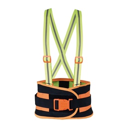 [ECO-8072XG3C] SOPORTE SACROLUMBAR ECOFRIENDLY DE MALLA ELASTICA HV CON TERCER CINTURON; T-2XG.