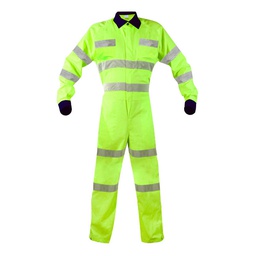 [ECO-105AMAZCRGD] OVEROL JYRSA ECOFRIENDLY COLOR AMARILLO/AZUL CON REF T-GD.