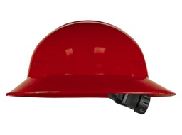 [WW-2018RKECO] CASCO ROJO ALA ANCHA CON AJUSTE MILIMETRICO ECOFRIENDLY TIPO1 CLASE E