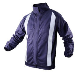 [JYR-CA1AZCRGD] CAMISOLA A,  C/ REFLEJANTE, 370 GMS, 14 CAL, AZUL FUND DE  AL, FE, ZN. TALLA: GD