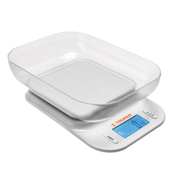[102421] Bascula digital para cocina, con tazon, 5 kg, Truper