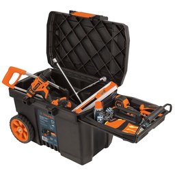 [10902] Caja para herramienta de 23'x17' c/ruedas, mango telescopico