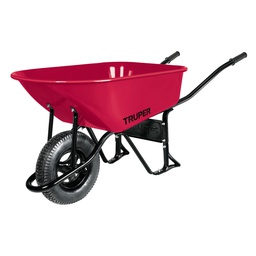 [11776] Carretilla 6 ft3 Neumatica, bastidor tubular, Truper