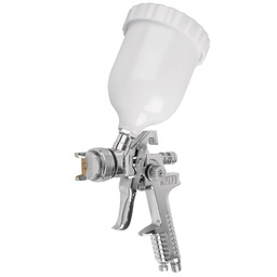 [12131] Pistola p/pintar gravedad HVLP vaso plastico, 2 mm, Truper