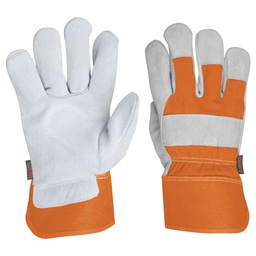 [14245] Guantes de carnaza y loneta, unitalla, Truper