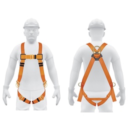 [14439] Arnes de cuerpo completo 3 anillos, laterales, ANSI, Truper