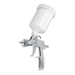 [101092] Pistola p/pintar gravedad LVLP vaso plastico, 2 mm, Truper