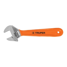 [15510] Llave ajustable (perico) 8' cromada mango de PVC, Truper