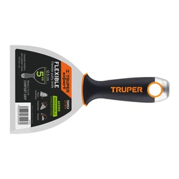 [15853] Espatula flexible 5' acero inox. mango Comfort Grip, Expert