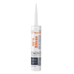 [17561] Sellador negro 100% silicon de 280 ml, Truper