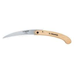 [18178] Serrucho plegable 10' hoja curva 6 DPP, mango madera, Truper