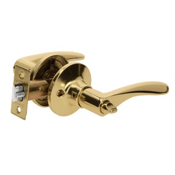 [20032] Cerradura manija 'Milan' recamara laton brillante, cil metal