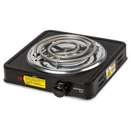 [26093] Parrilla electrica 1 quemador en espiral, negra, Basic
