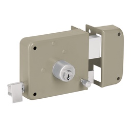 [27047] Cerradura sobreponer der instala-facil, caja, Hermex Basic