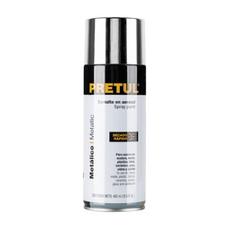 [27177] Pintura en aerosol metalica, cromo, 400ml, Pretul