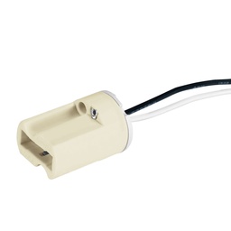 [46391] Portalampara de porcelana para base G9, Volteck