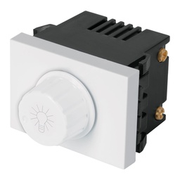 [47054] Dimmer giratorio, 1.5 modulos, linea Española, color blanco