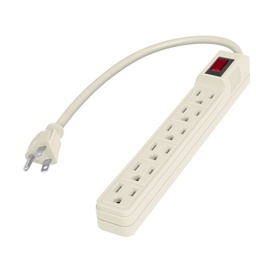 [47188] Multicontacto 16 AWG domestico 6 entradas, Volteck