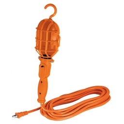 [47258] Lampara de taller con canastilla plastica, 7.5 m, Volteck