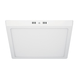[47445] Luminario LED tipo plafon 24 W, cuadrado, luz de dia, blanco