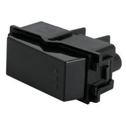 [47607] Interruptor sencillo, linea Italiana, color negro, Volteck
