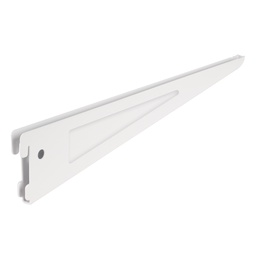 [47716] Mensula plana blanca para cremallera doble, 37cm, Fiero
