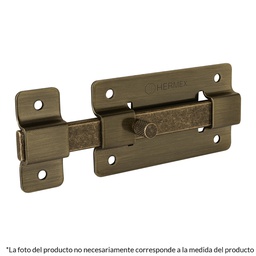 [47925] Pasador de barra plana 2', laton antiguo, Hermex
