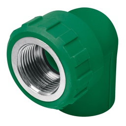 [49861] Codo 90° PPR de 1/2' hembra con inserto metalico, Foset