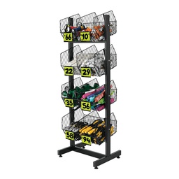 [50030] Rack botadero, metalico, 4 niveles, Truper