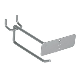 [50150] Gancho recto 4' con portaetiqueta para perfocel y ranurado