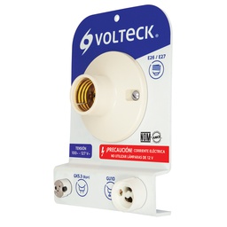 [56005] Probador de lamparas, bases E26, E27, GX5.3 y GU10, Volteck