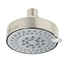 [45170] Regadera satin 4'con 5 funciones, sin brazo, Foset Element