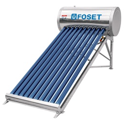[45270] Calentador solar de agua 10 tubos, 130L, 3 personas, Foset