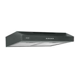 [45441] Campana extractora 50 cm, empotrable, negra, Foset