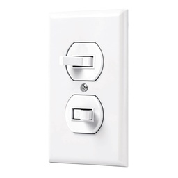 [45953] Placa armada 2 interruptores sencillo, linea Standard, blanc