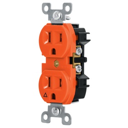[46105] Contacto duplex, tierra aislada, 15 A, linea standard