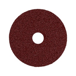 [100124] Disco de lija 4-1/2' con respaldo de fibra, grano 24, Truper