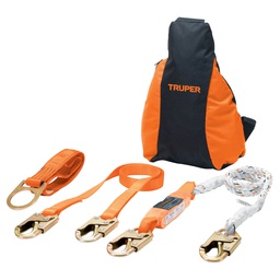 [100887] Kit contra caidas con arnes de tres anillos, ANSI, Truper
