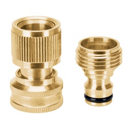 [101599] Conector 3/4' rapido de laton manguera-acc. sistema click