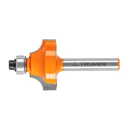 [11472] Broca para router, redondeado con moldura, 1' con balero