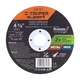 [11899] Disco Tipo 41 de 4-1/2' x 1 mm corte fino de metal, Expert