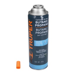 [11915] Lata de gas de 275 g con valvula roscada , Truper